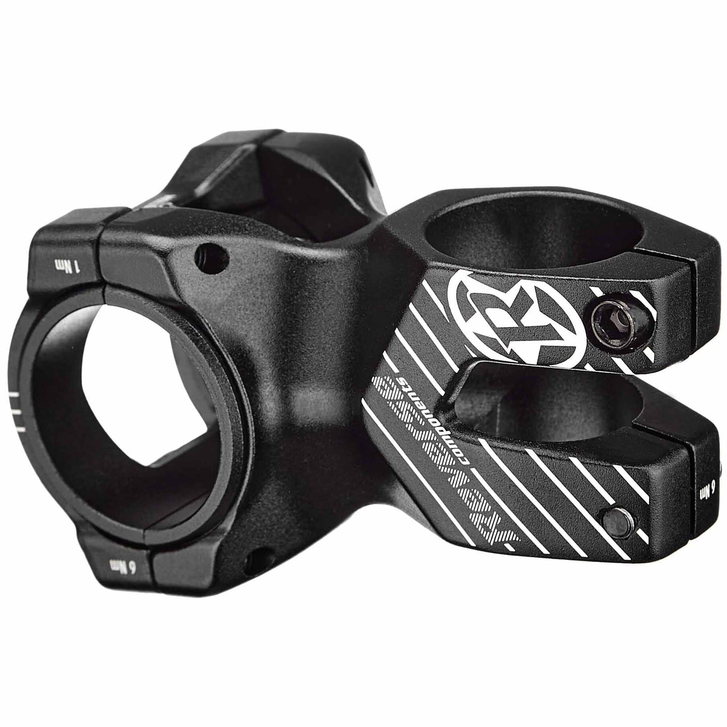 REVERSE COMPONENTS BLACK ONE D-2 Stem Black/White