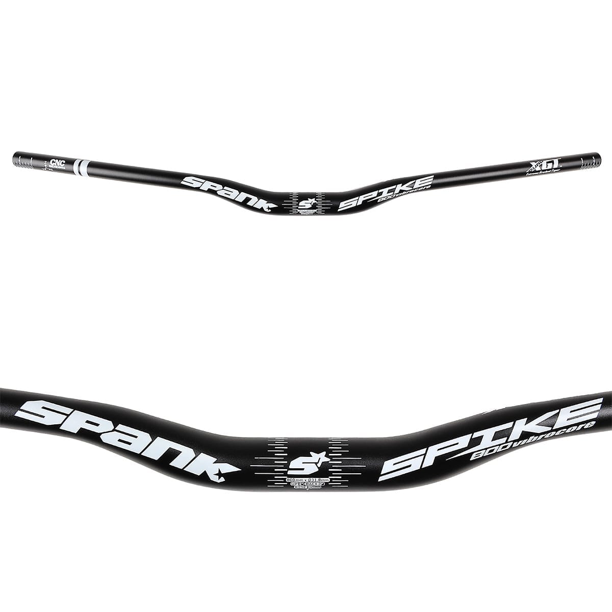 Lenker SPANK SPIKE 800 VIBROCORE Rise 30 mm 31,8/800m