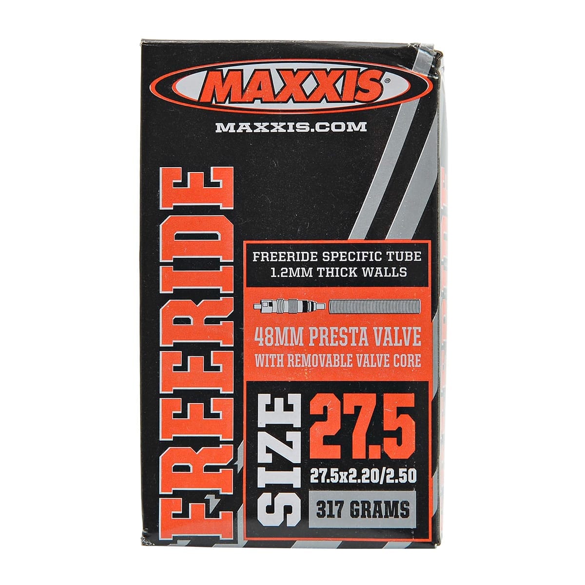 Camera d'aria MAXXIS FREERIDE 27,5x2,2/2,5 Presta 48mm Nero