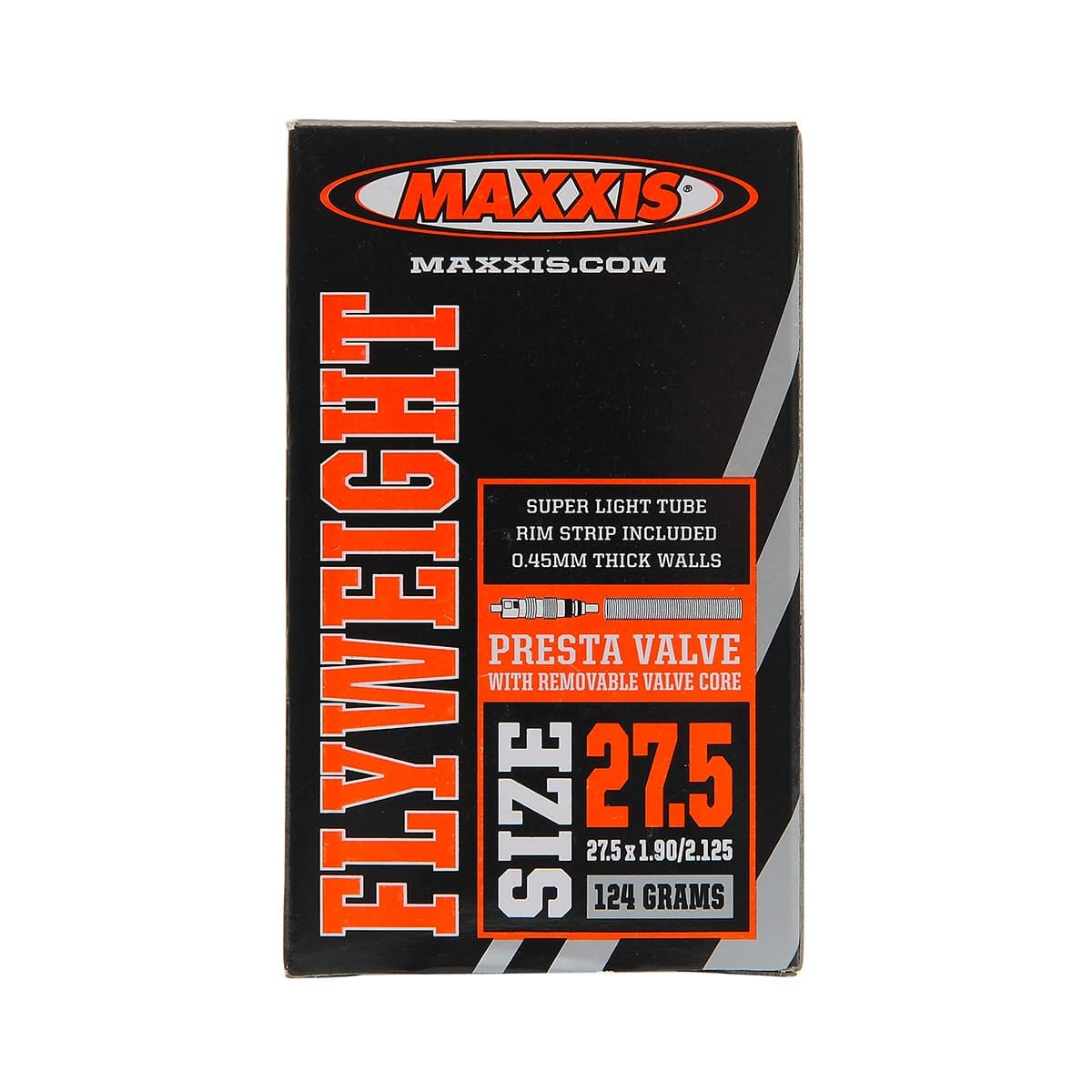 Camera d'aria MAXXIS FLYWEIGHT 27,5x1,9/2,125 Presta Nero