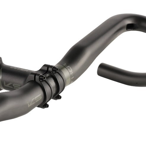 Τιμόνι Gravel KS KIND SHOCK ETHER ΑΝΘΡΑΚΟΝΗΜΑ Flare 18°