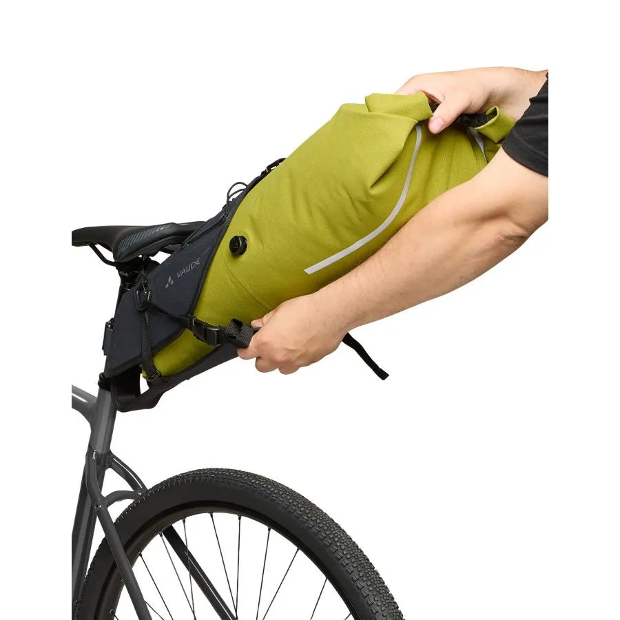 VAUDE TRAILSADDLE CAGE 15 L Saddle Bag Black/Green