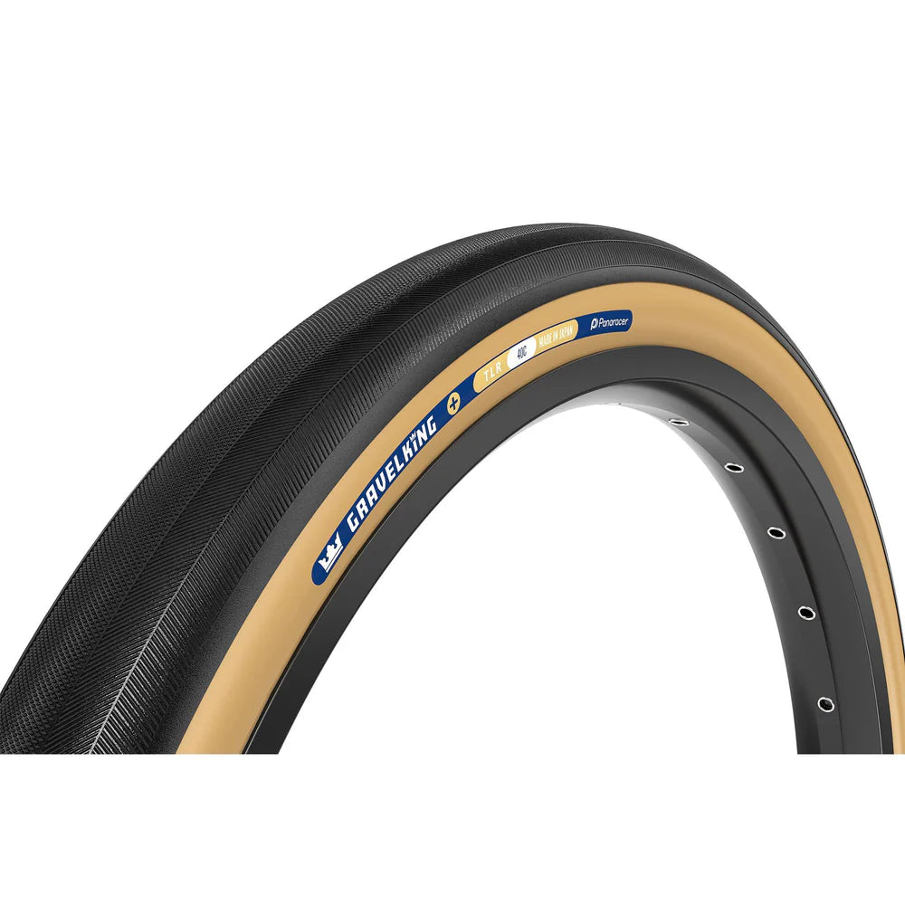 Dæk PANARACER GRAVELKING SLICK+ TLR 700c Tubeless Ready Beige