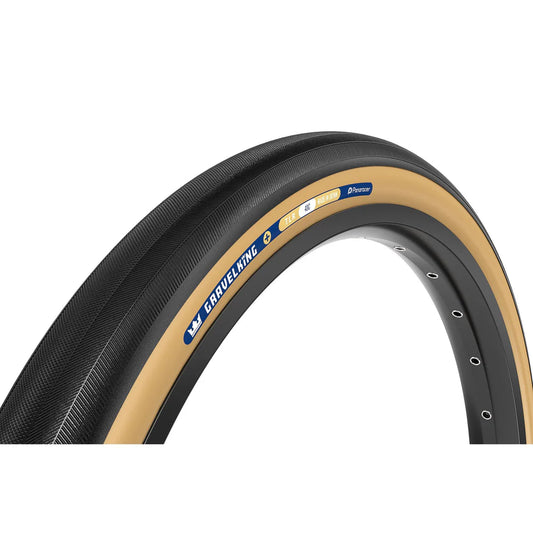 Pneu PANARACER GRAVELKING SLICK+ TLR 700c Tubeless Ready Beige