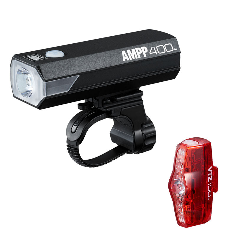 Illuminazione Anteriore e Posteriore CATEYE AMPP400 & VIZ150