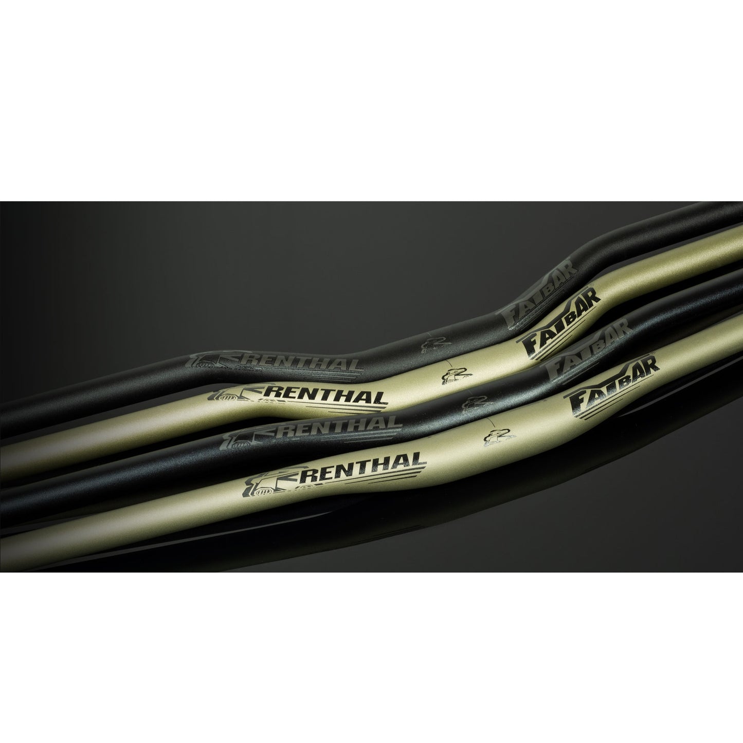 Cintre RENTHAL V3 FATBAR Rise 40mm 800mm Or