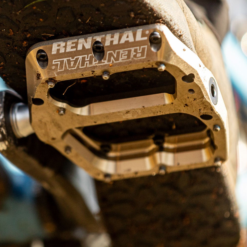 Flade pedaler RENTHAL REVO-F Guld