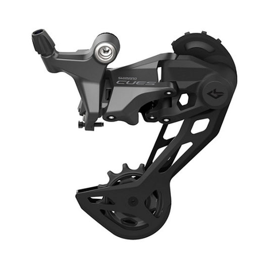 SHIMANO CUES U6020-SGS 10-vaihteinen takavaihtaja pitkällä häkillä – tuotekuva valkoisella taustalla