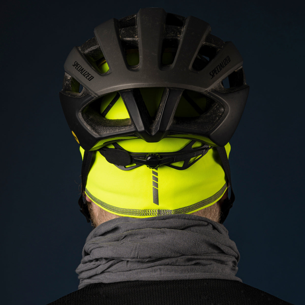 Žltá čiapka pod prilbu GRIPGRAB THERMO HI-VIS na jar a jeseň