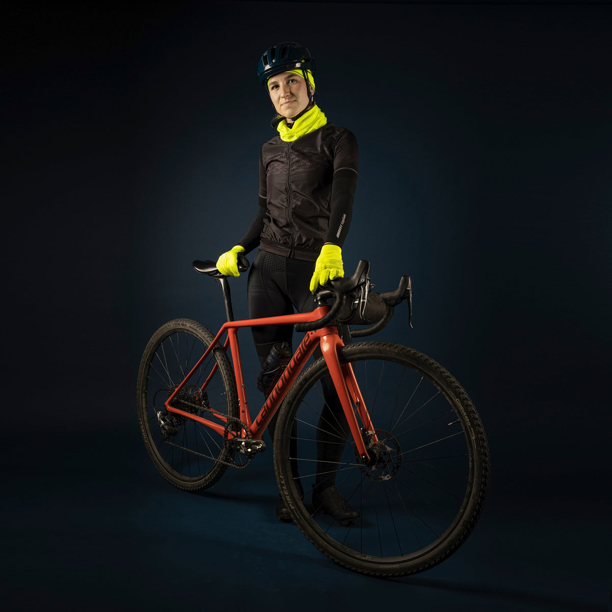 Žltá čiapka pod prilbu GRIPGRAB THERMO HI-VIS na jar a jeseň