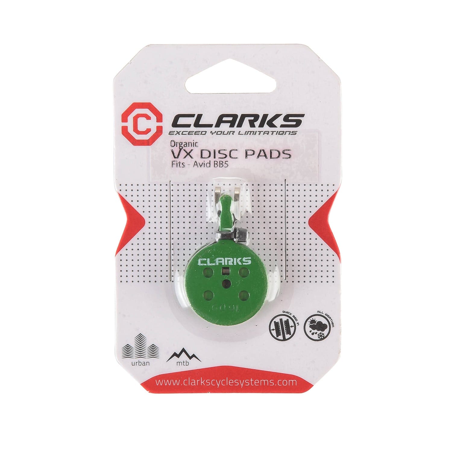Organiske bremseklodser CLARKS Avid BB5 / Clarks CMD-17
