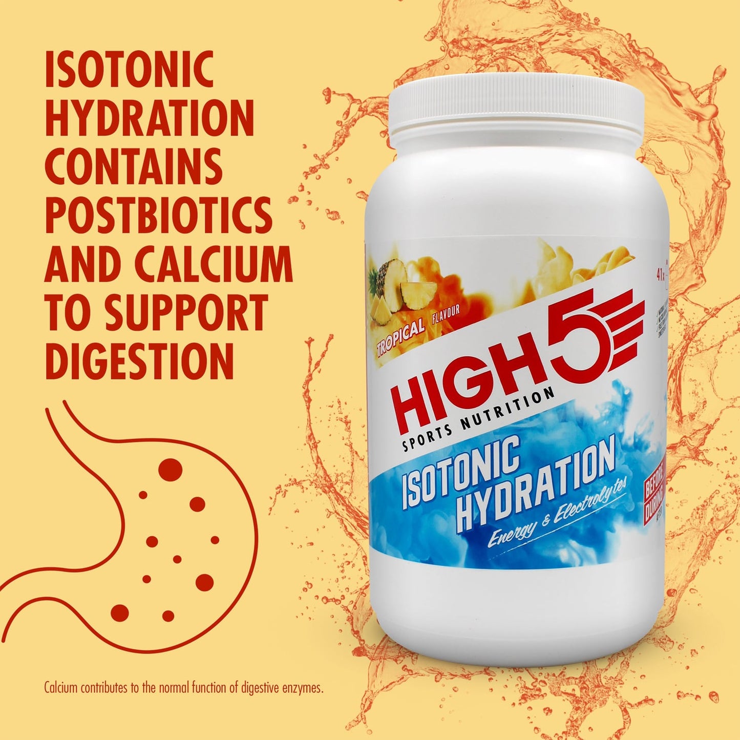 Energidrik HIGH5 ISOTONIC (1,23 kg) Tropisk