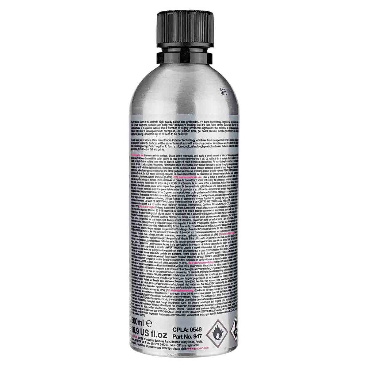 Poleremiddel MUC-OFF MIRACLE SHINE POLISH (500 ml)