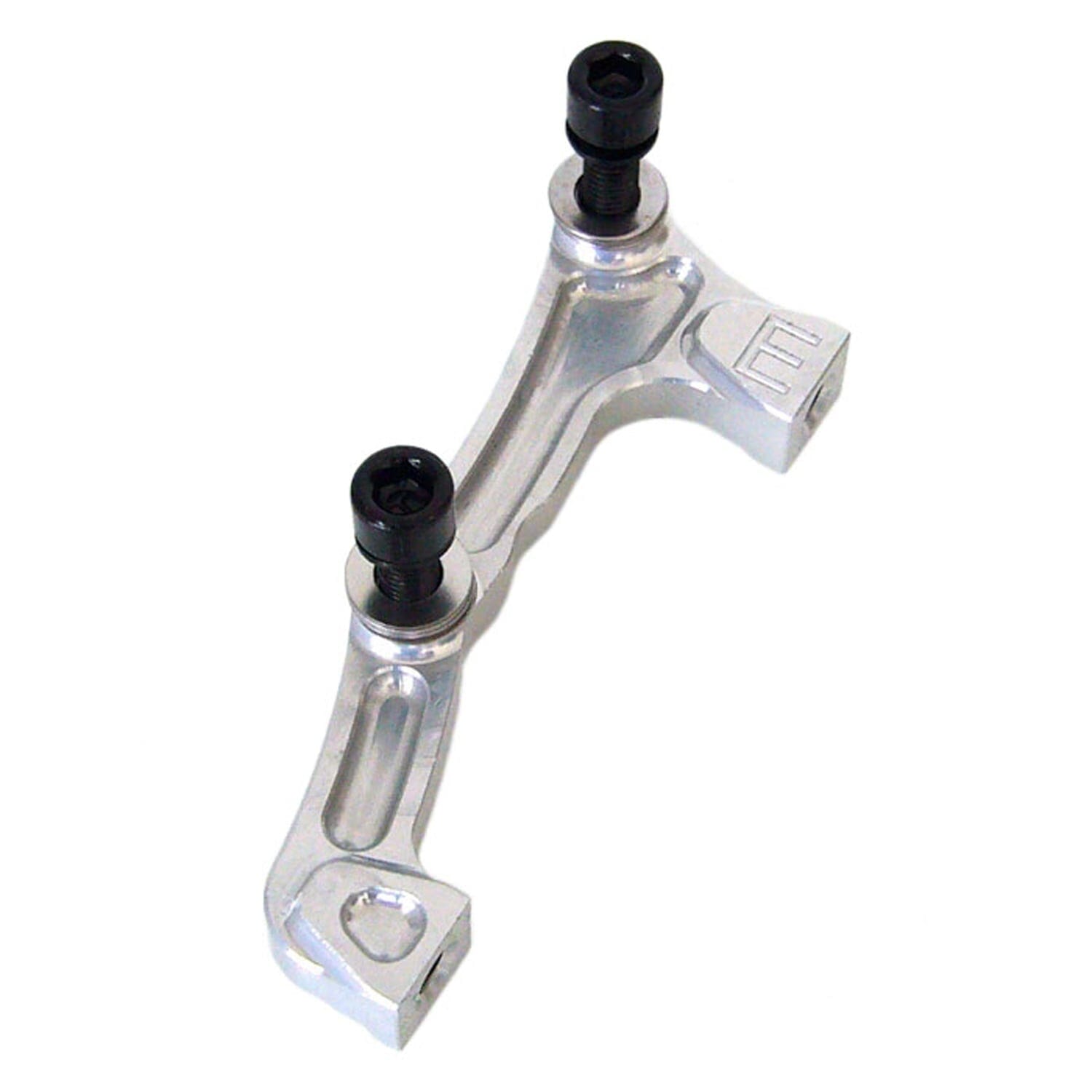 Adaptateur Étrier Avant PM / IS FOX 40 HOPE  Disque 203 mm #HBME Argent