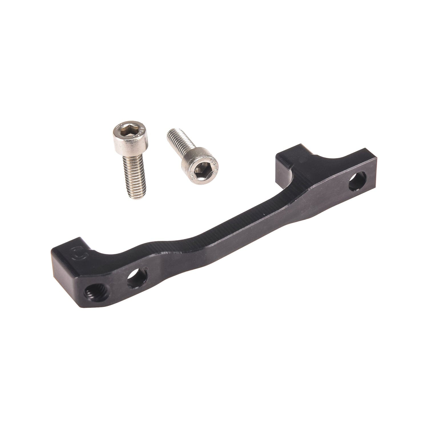 Front / Rear Caliper Adapter PM / PM HOPE Disc 203 mm (+43mm) #HBMC Black