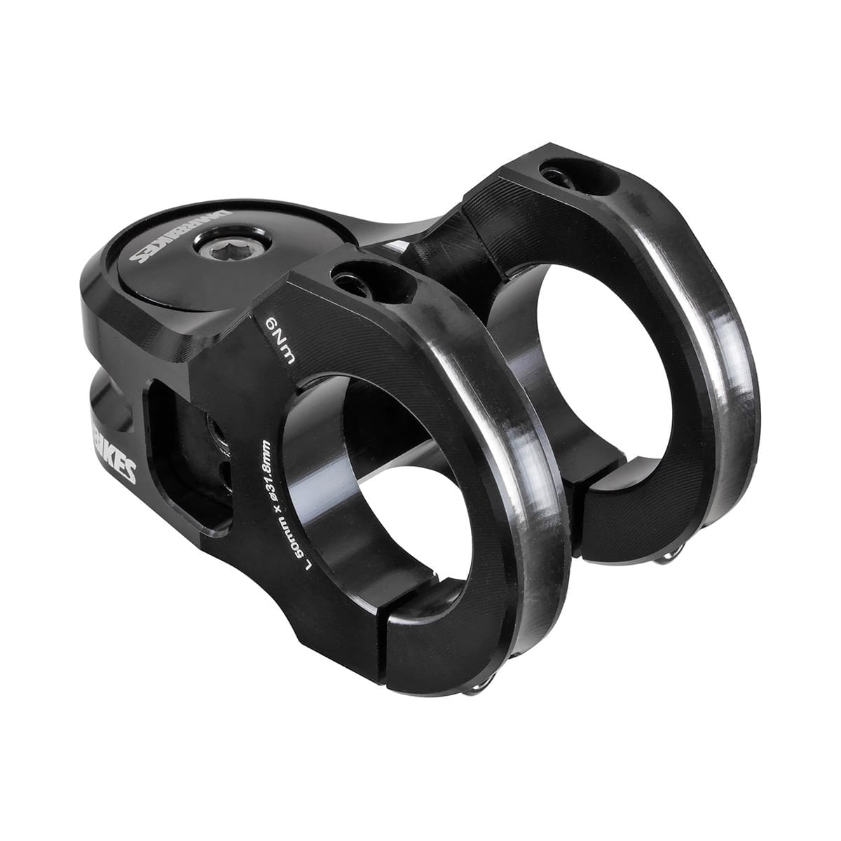 Attacco manubrio DMR DEFY50 Rise 5mm ø31,8mm Nero