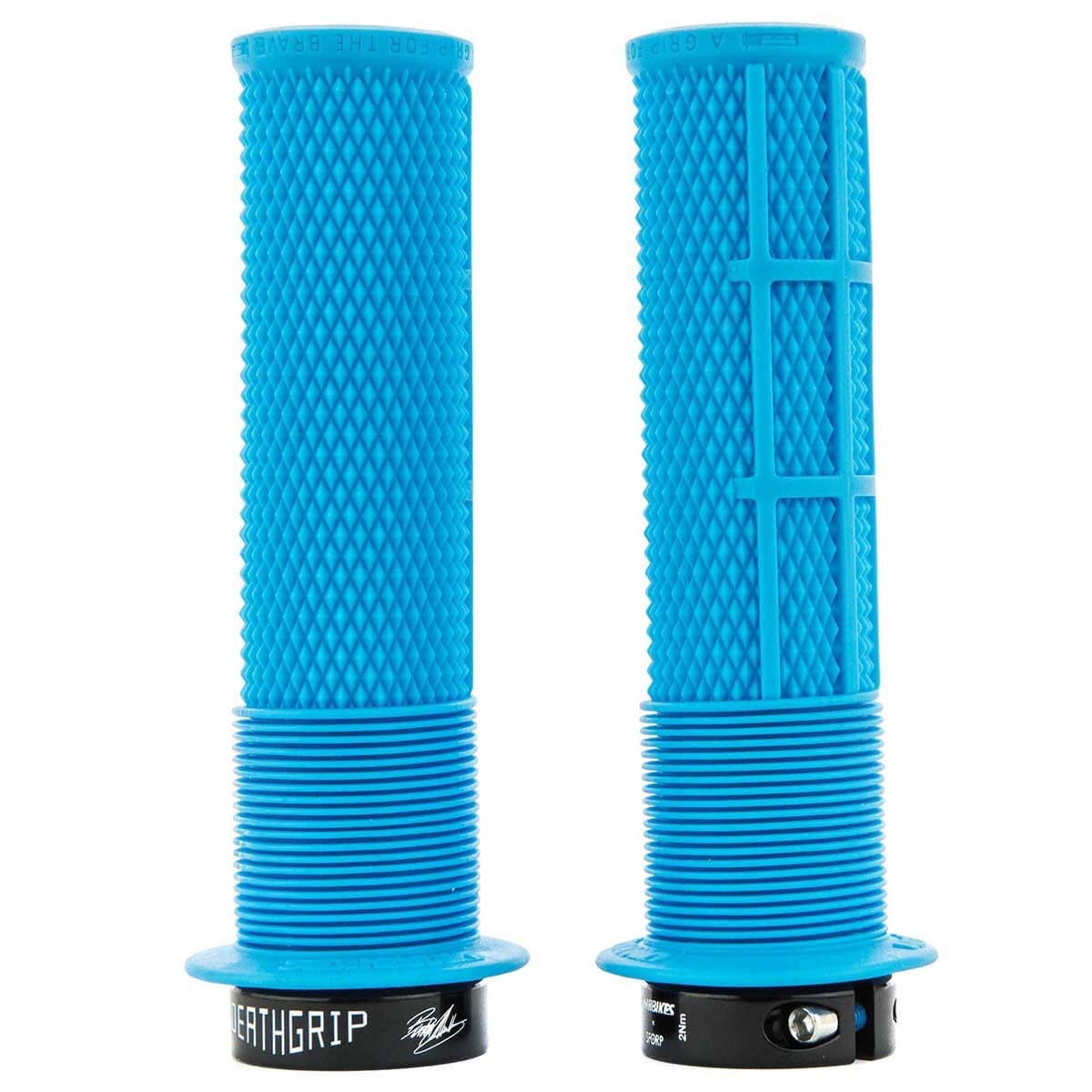Grips DMR DEATHGRIP Flange Large Lock-on Blå