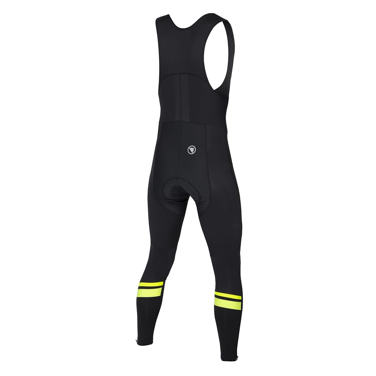 Culote Largo con Tirantes ENDURA WINDCHILL Negro/Amarillo