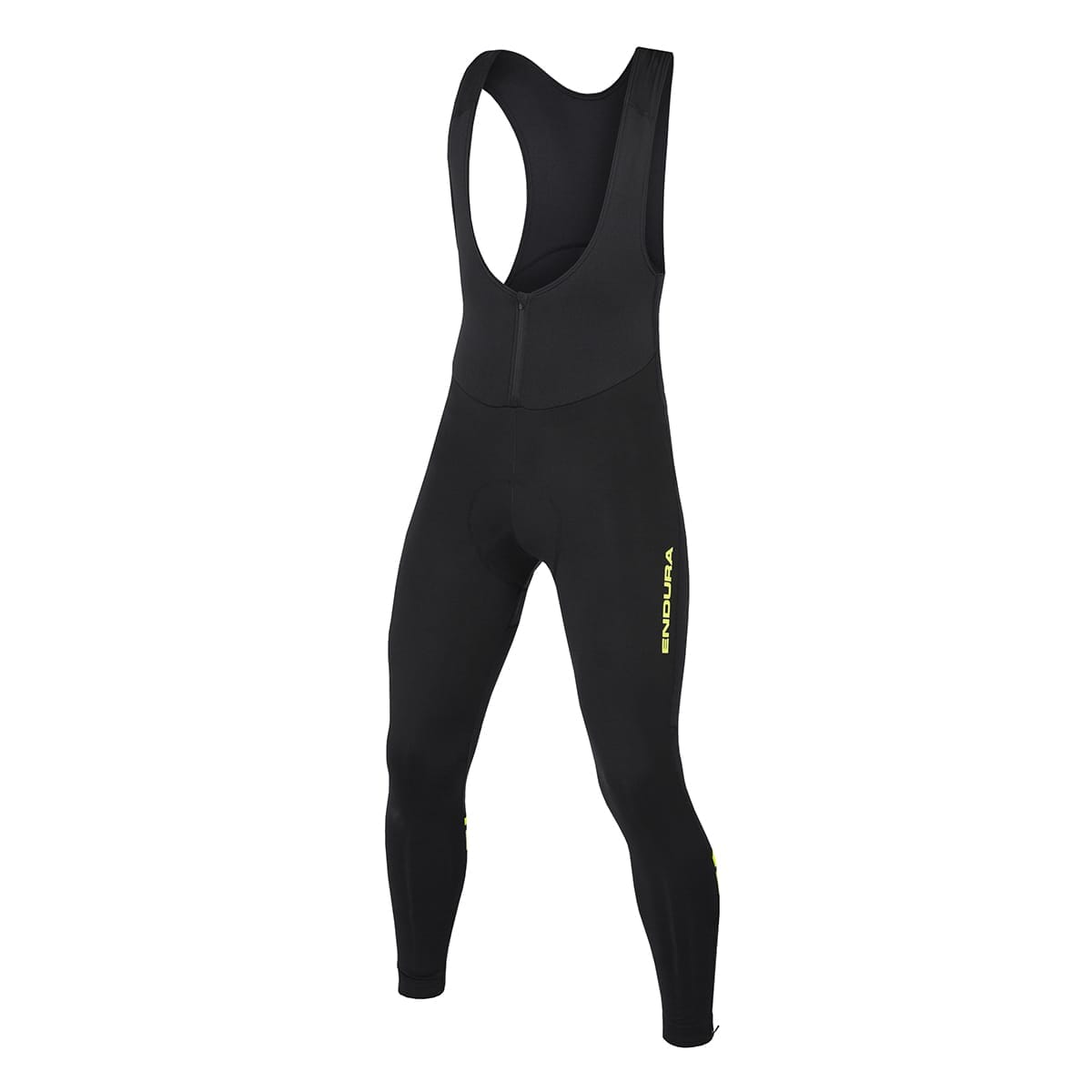 Culote Largo con Tirantes ENDURA WINDCHILL Negro/Amarillo