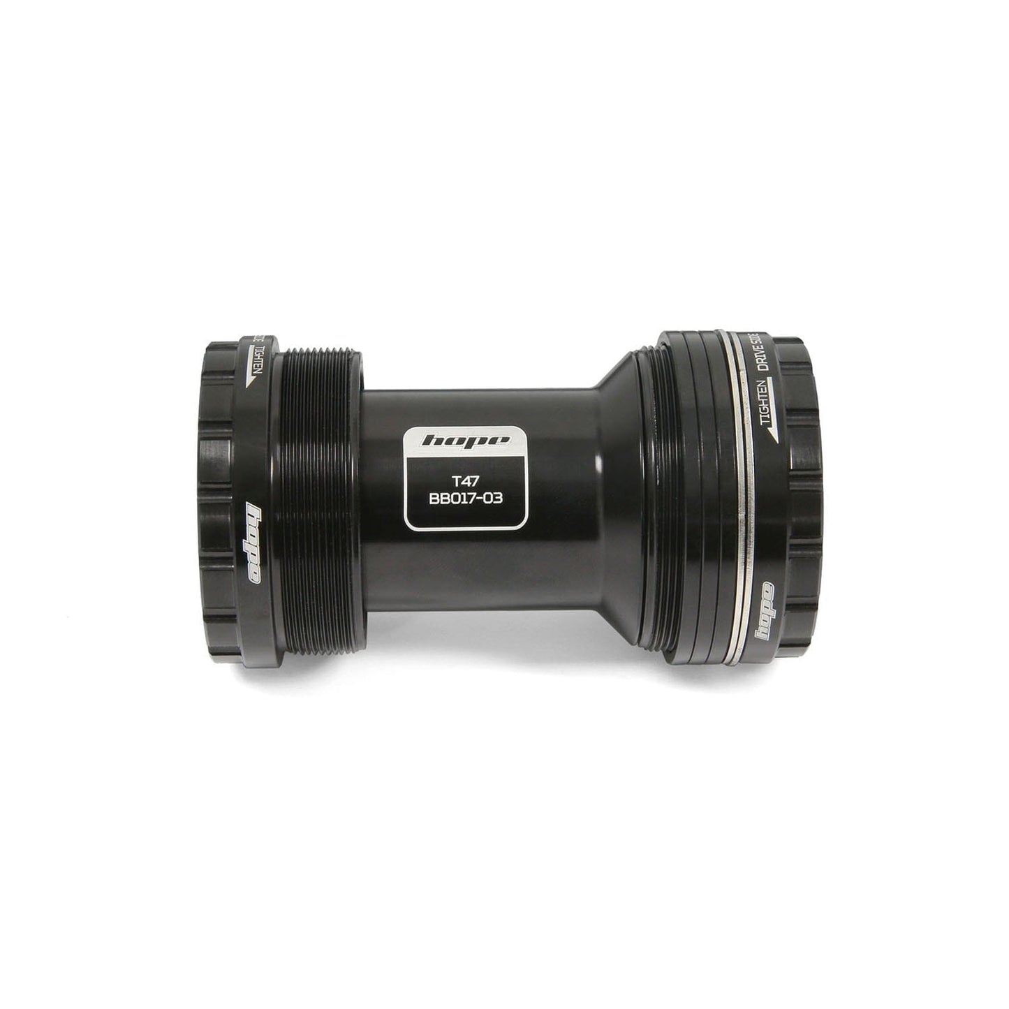 HOPE T47 68/73 mm Bundbeslag Aksel 30 mm #BBT476830SSN Sort