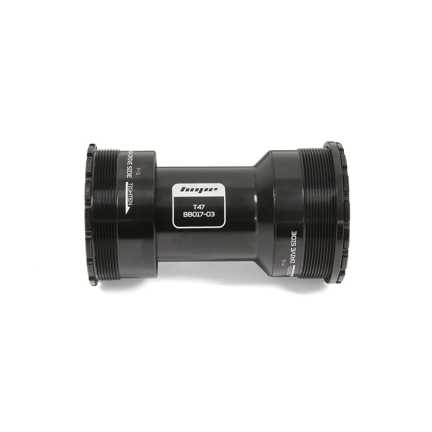 Tretlagergehäuse HOPE T47 86/92 mm Achse 30 mm #BBT478630SSN Schwarz