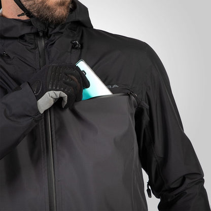 Casaco ENDURA SINGLETRACK WATERPROOF II Preto