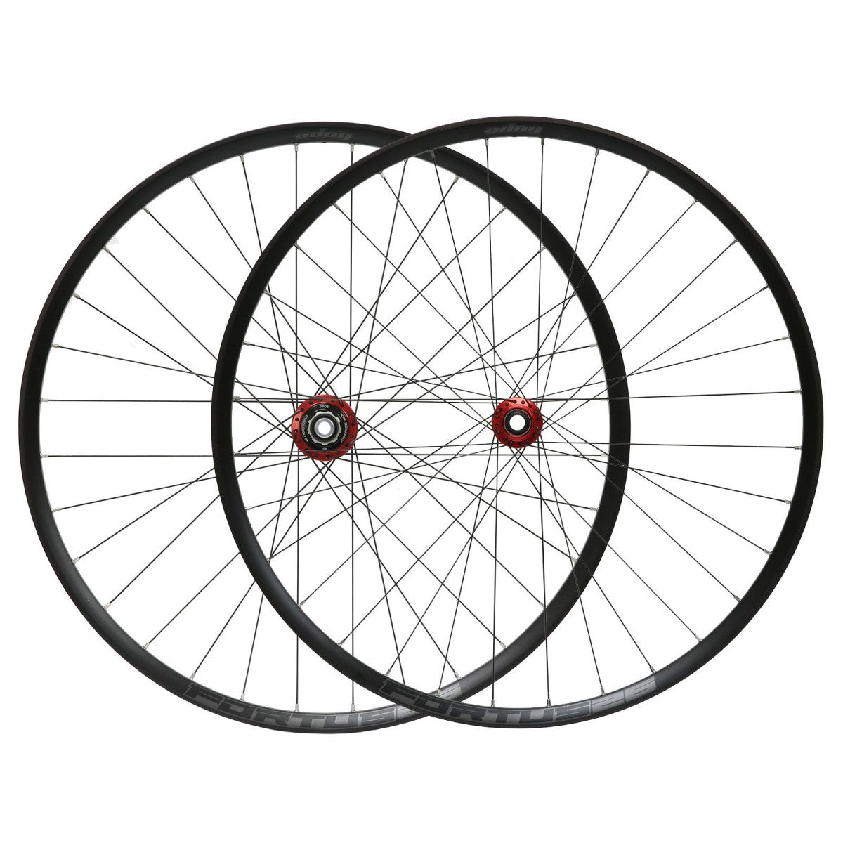 Paire de Roues HOPE FORTUS 26 W 29" PRO 5 15X110mm/12x148mm Boost Rouge
