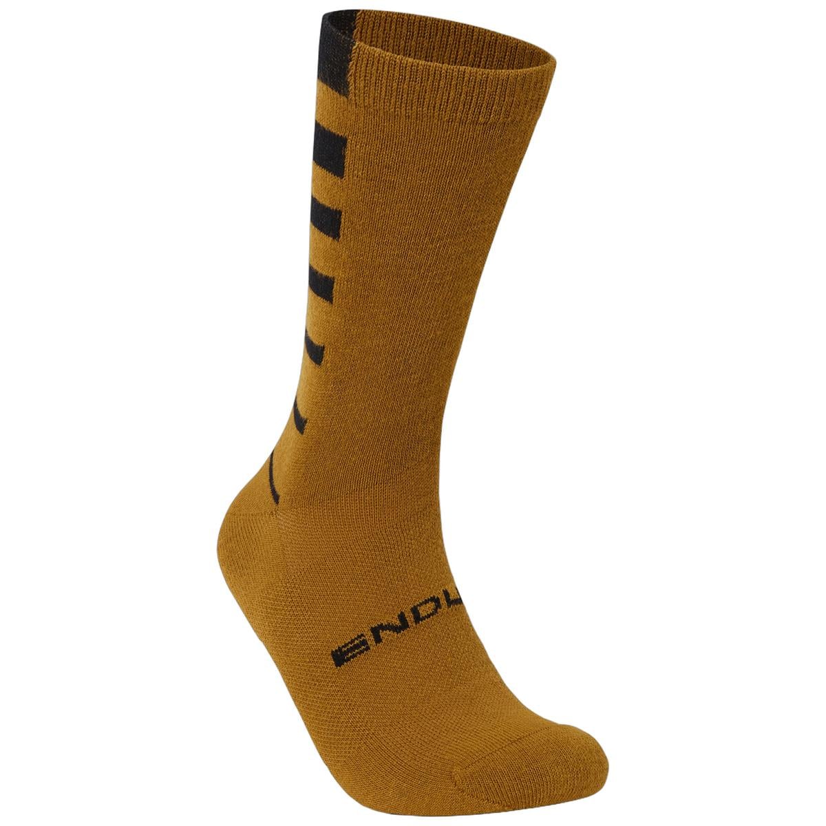 ENDURA COOLMAX STRIPE sokker 2 par Bronze/Beige