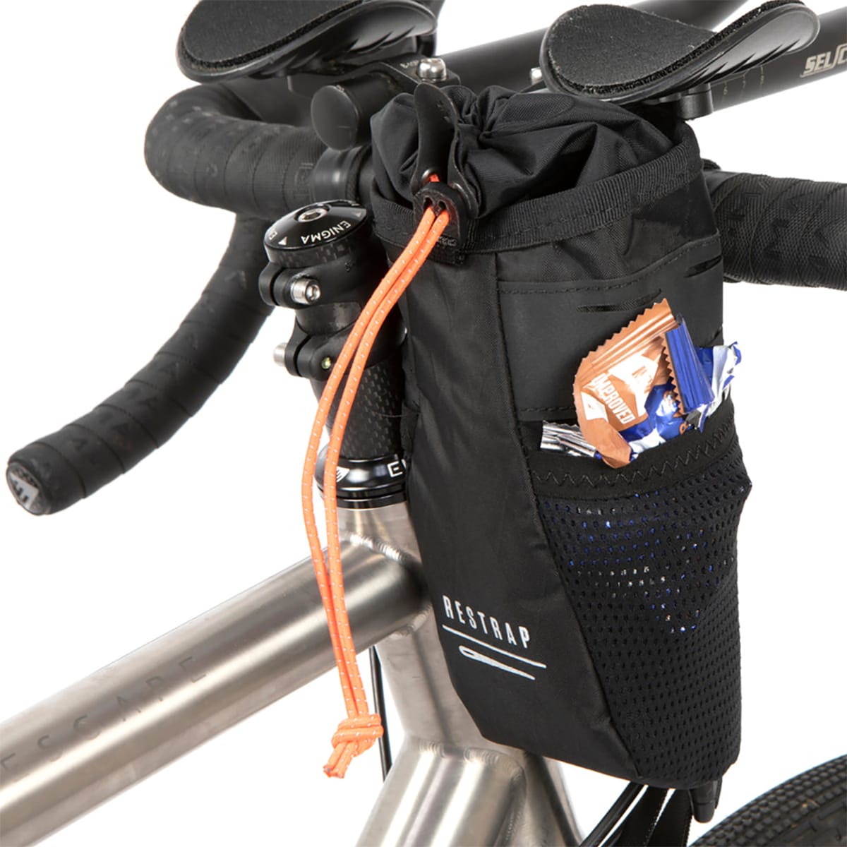Styrtaske RESTRAP RACE STEM BAG 1,1L Sort