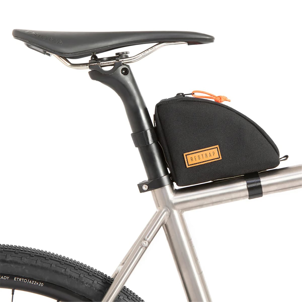 Rammetaske RESTRAP REAR TOP TUBE BAG 0.8L Sort