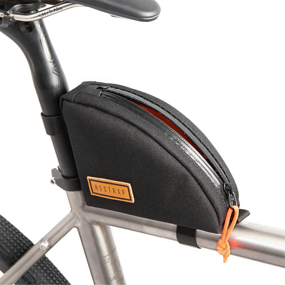 Rammetaske RESTRAP REAR TOP TUBE BAG 0.8L Sort