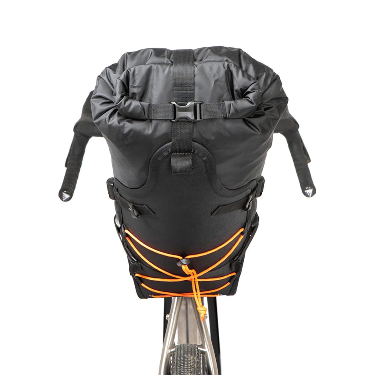 Sadeltaske RESTRAP SADDLE BAG 18 L Orange + DRY BAG Sort