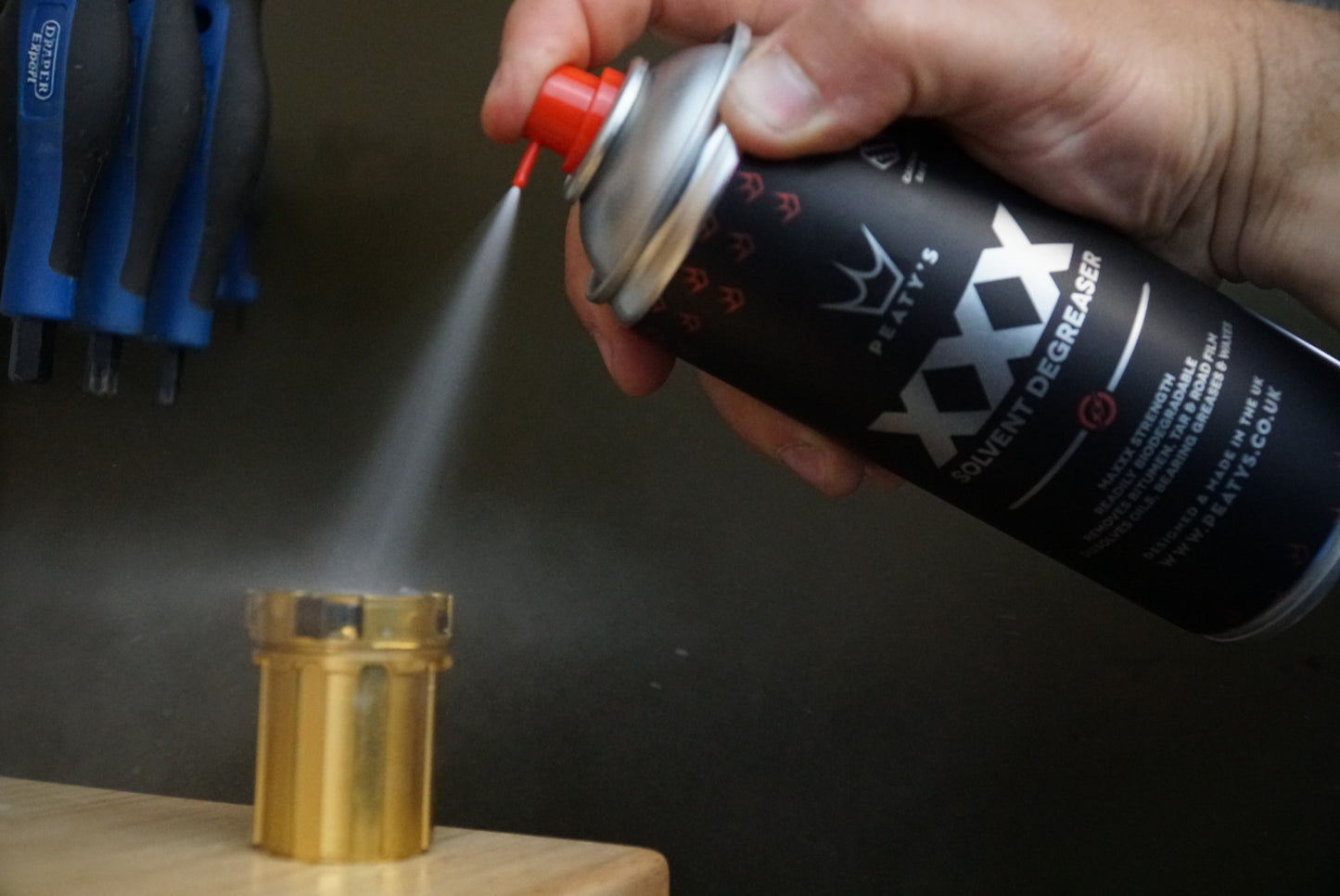 Opløsningsmiddelaffedter PEATY'S AEROSOL (400 ml)