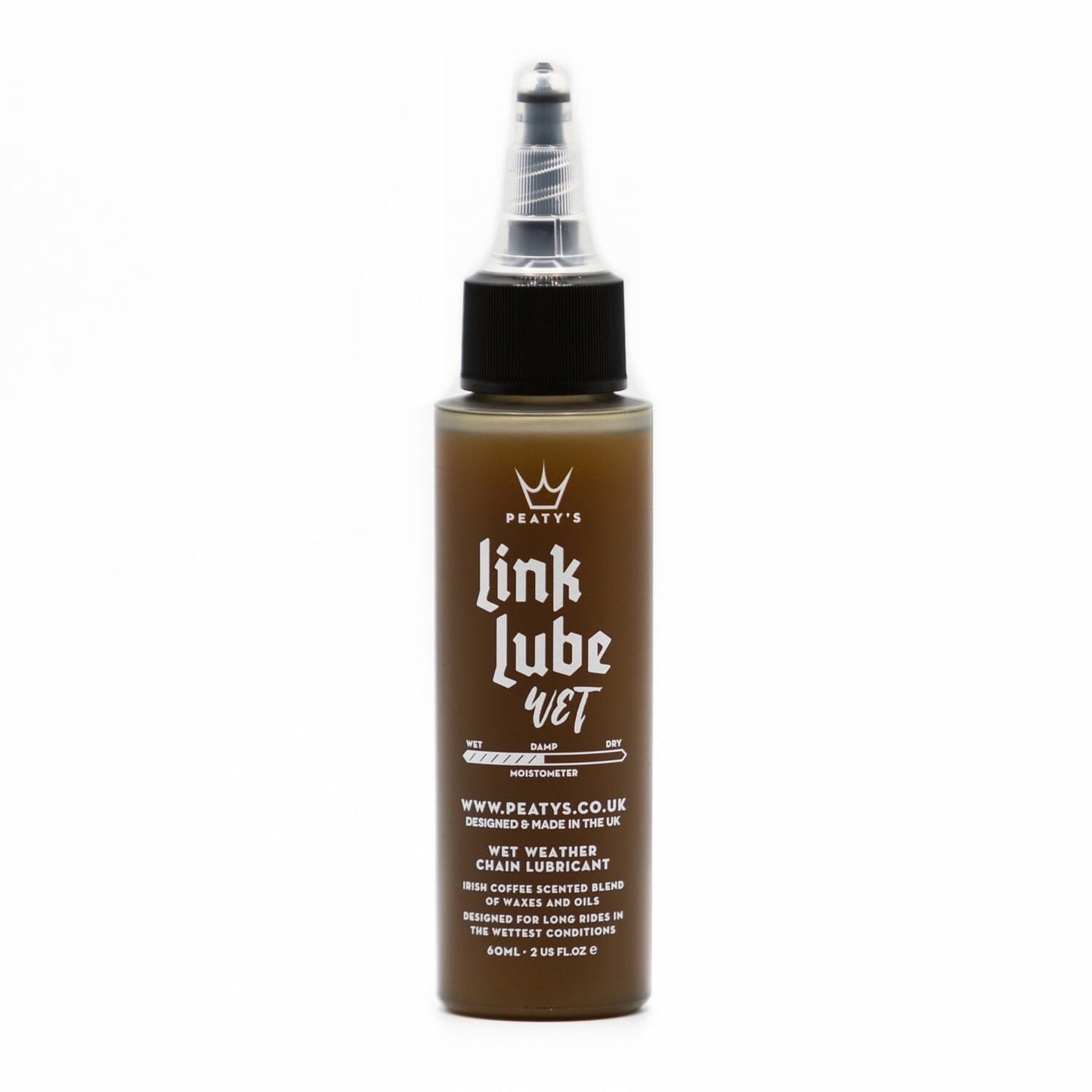 Voiteluaine Kosteisiin Olosuhteisiin PEATY'S LINKLUBE WET WEATHER (60 ml)