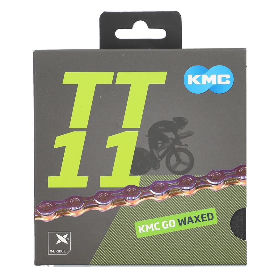 Cadena 11V KMC TT11 Waxed Neo Chrome Encerada