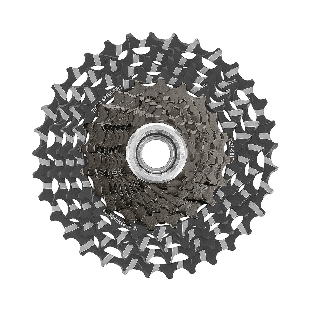 Casetă cu 13 viteze CAMPAGNOLO RECORD – fotografie principală pe fundal alb