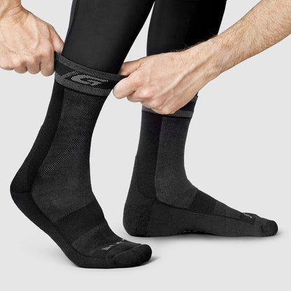 GRIPGRAB Merino Talvi -sukat musta