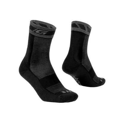GRIPGRAB Merino Talvi -sukat musta