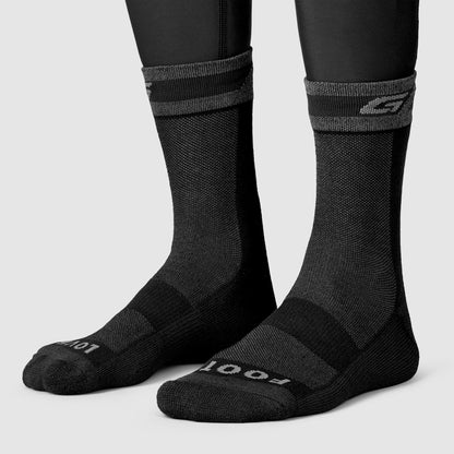 GRIPGRAB Merino Talvi -sukat musta