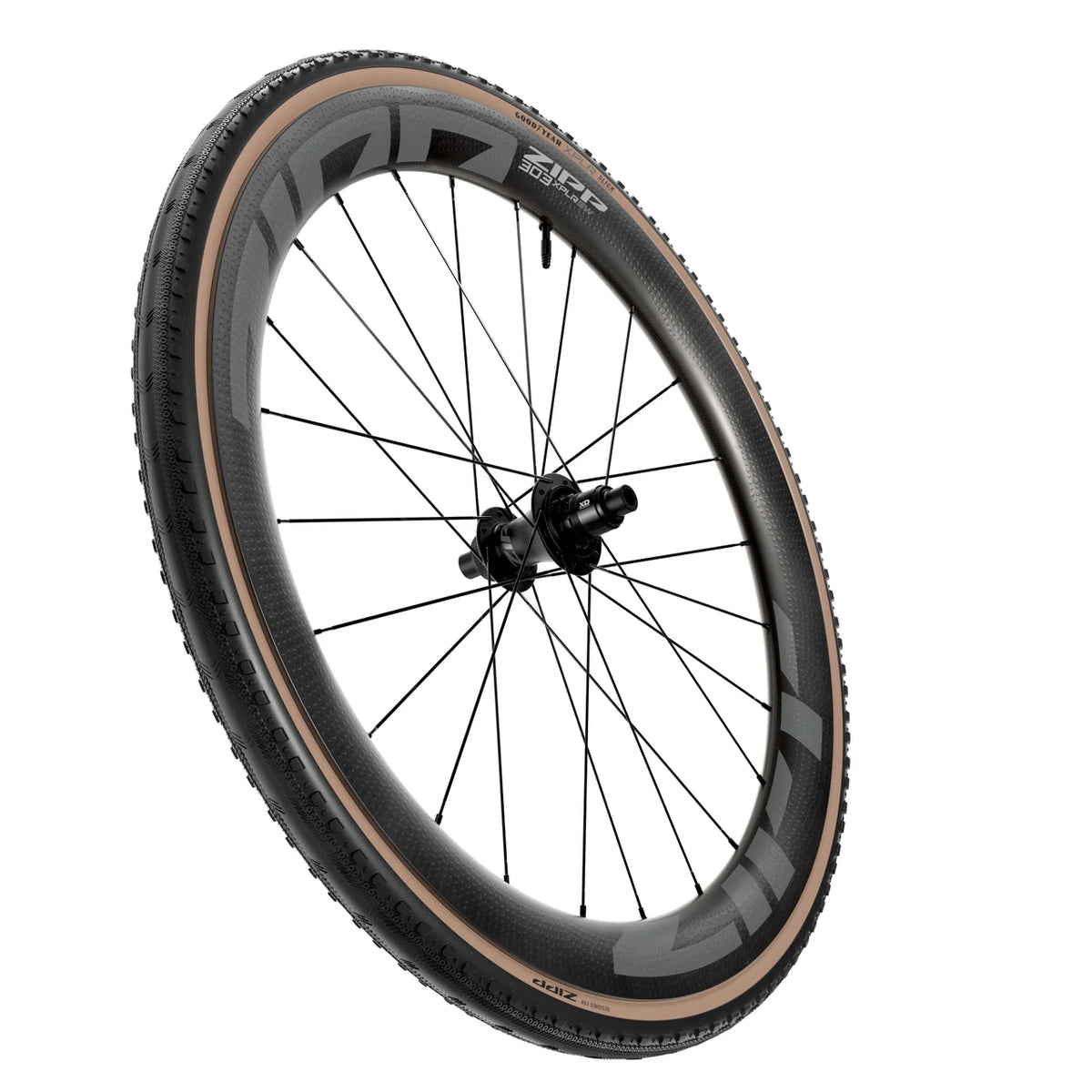 Däck ZIPP GOODYEAR SLICK XPLR 700c Tubeless Ready Brun