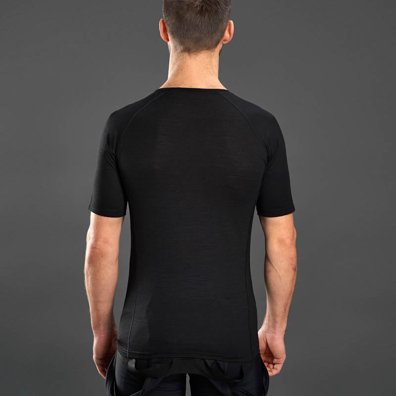 GRIPGRAB MERINO BLEND THERMAL kortærmet undertrøje – sort