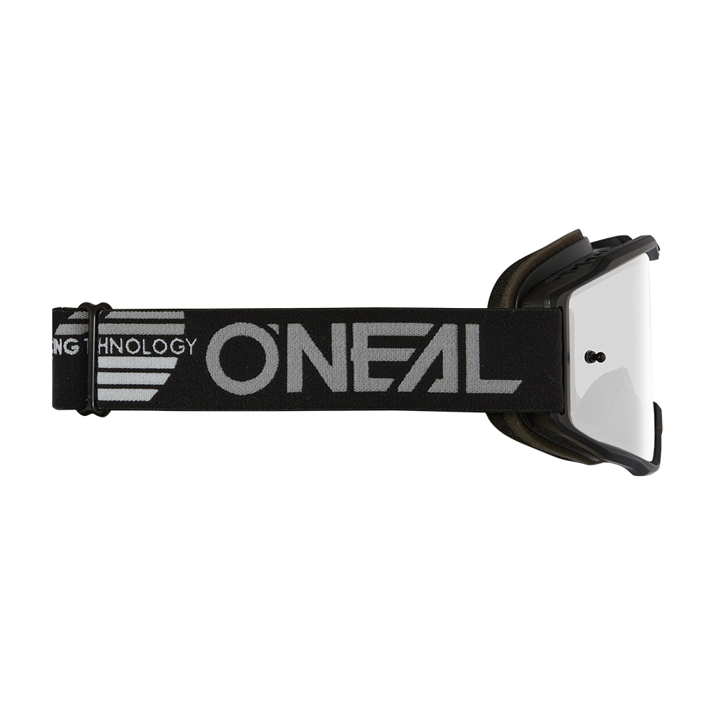 Máscara O'NEAL B-10 SOLID Preto Ecrã Silver Mirror