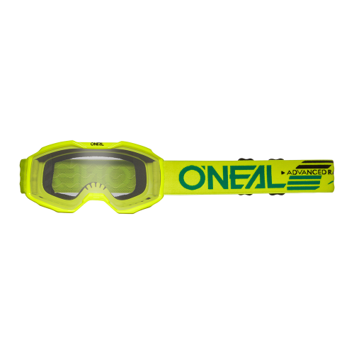 Maschera O'NEAL B-10 SOLID Junior Giallo Visore Clear