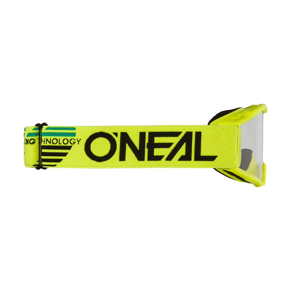 Maschera O'NEAL B-10 SOLID Junior Giallo Visore Clear