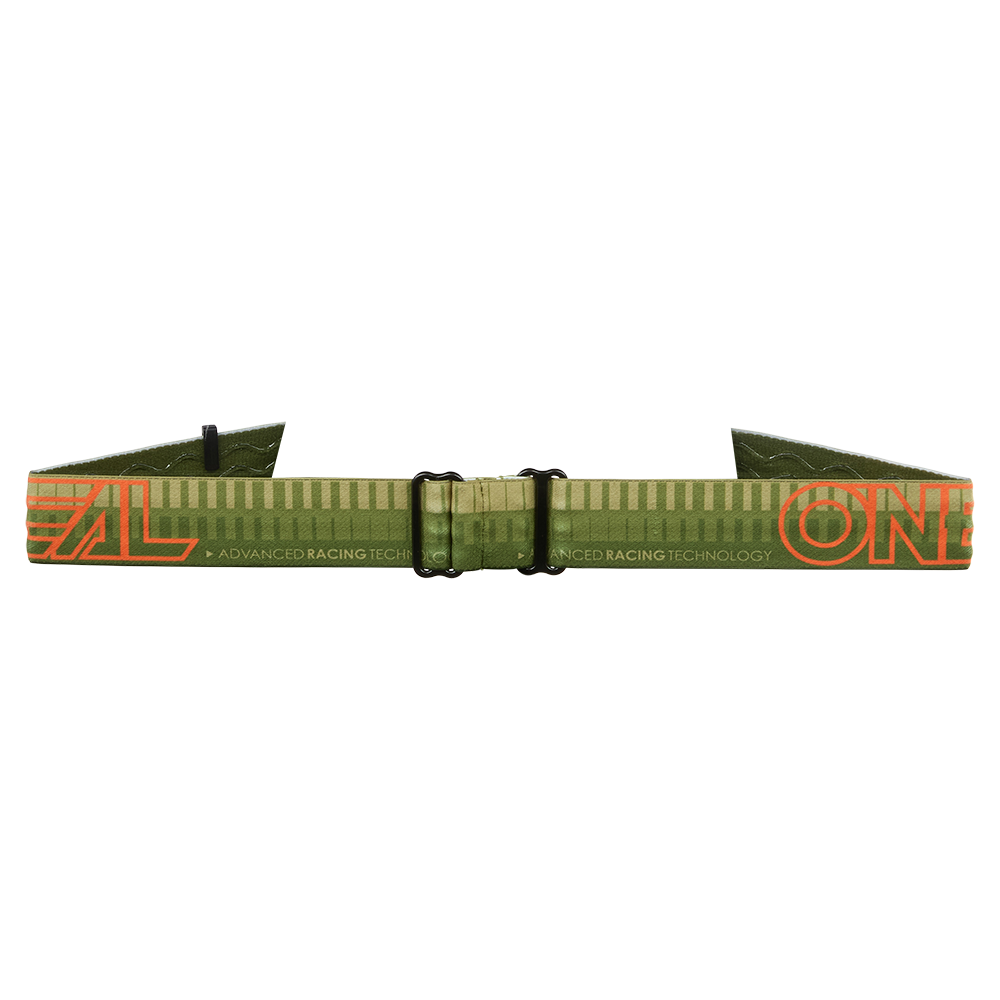 Masque O'NEAL B-10 STRIPED Vert/Orange Écran Clear