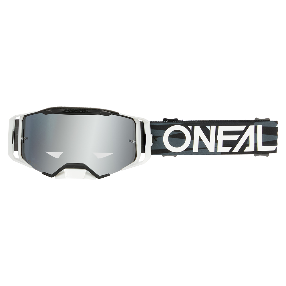 O'NEAL B-33 ICTUS Goggle Black/White Silver Mirror Lens