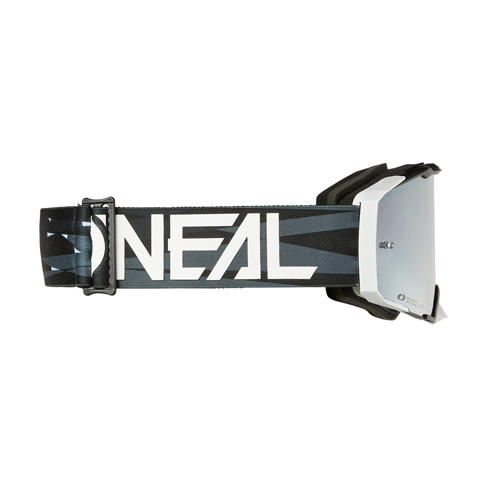O'NEAL B-33 ICTUS Goggle Black/White Silver Mirror Lens