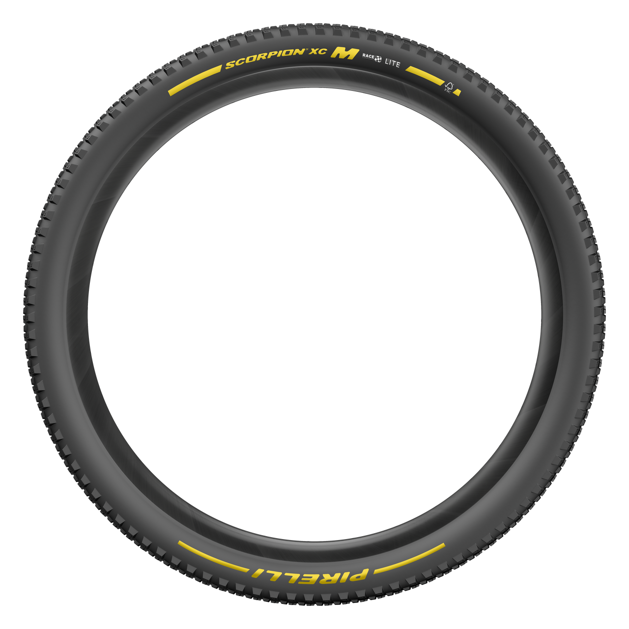 Dæk PIRELLI SCORPION RACE XC M Lite 29x2.40 Tubeless Ready Foldbar Sort/Gul Team Edition