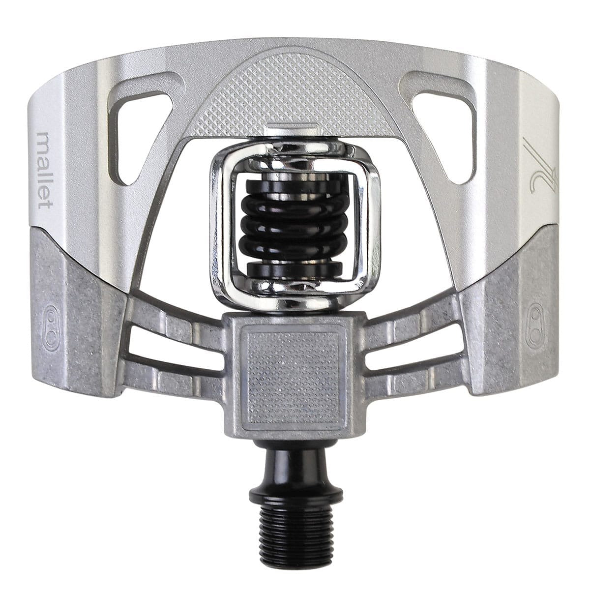 Pedály CRANKBROTHERS MALLET 2 Matná Stříbrná