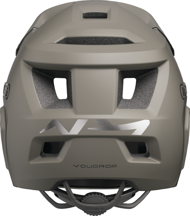Capacete MTB ABUS YOUDROP FF Junior Dust Cinzento